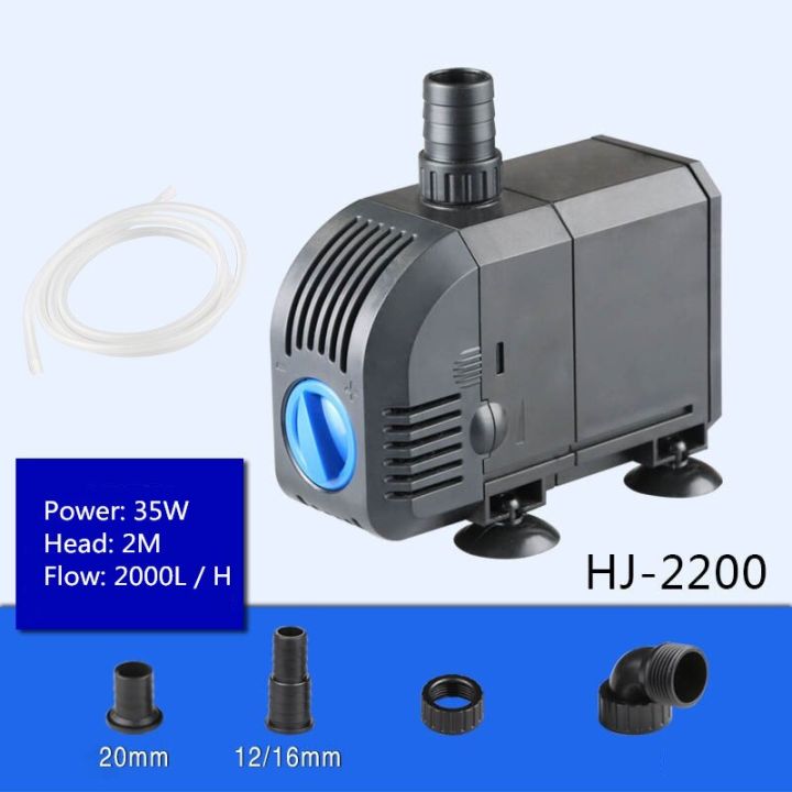 Submersible Hydroponics Water Pump Filter Pump Aquarium Fish Tank ...