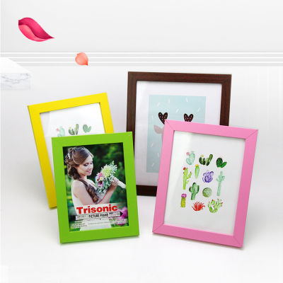 5pcs Nordic Simple Wooden Frame A4 A3 Black White Color Picture Photo Frames For Wall Picture Frames Wall Deco Photo Home Frame