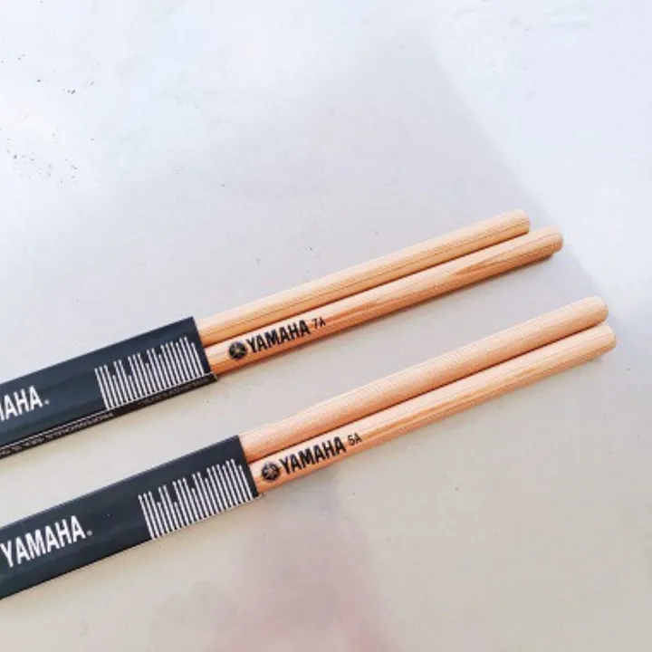 Yamaha Drumsticks 5A 7A red Maple oak Jazz Wooden Drum Set Music Band
