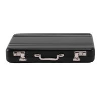 Aluminum password box Card Case Mini suitcase Password briefcase Black