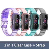 Crystal Clear Band For Fitbit Luxe Ace 3 2 Strap Bracelet Watchband For Fitbit Inspire 2/Inspire/Inspire HR/Ace 3 Band Wristband