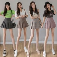 Skirts female group of embroidery students summer autumn big yards a word tall waist han edition the new pleated