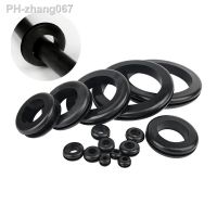 Rubber Grommet 8 Sizes Grommet Gasket For Wire Cable Black Assortment Set Electrical Wire Gasket Kit