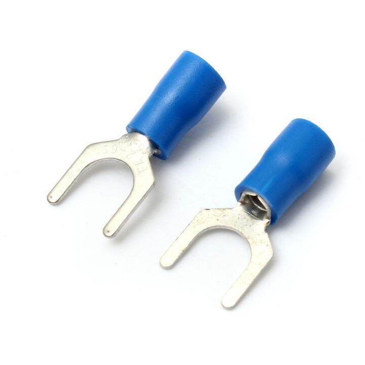 cc-25pcs-insulated-fork-wire-electrical-crimp-terminal-1-5-2-5mm-16-14awg-6-4m-5-3mm-4-3mm-3-2mm