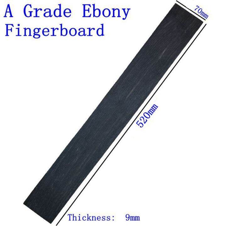 fingerboard-ไม้มะเกลือเกรดสำหรับวัสดุอะคูสติกไฟฟ้ากีร์ต้าคลาสสิคกึ่งสำเร็จรูป