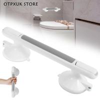 OTPXUK ที่จับฝักบัวแบบไม่มีสว่าน,ราวจับสำหรับห้องอาบน้ำฝักบัวเครื่องกำจัดสิวเสี้ยนที่จับกันลื่นปลอดภัยบาร์จับอ่างอาบน้ำที่แข็งแรงด้ามจับอาบน้ำที่คว้าบาร์ที่จับปลอดภัยในการกำจัด