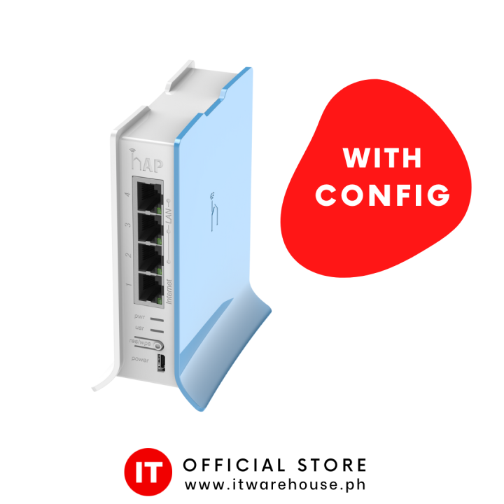 Mikrotik haplite with Config RB9412nDTC hAP Lite SOHO Router