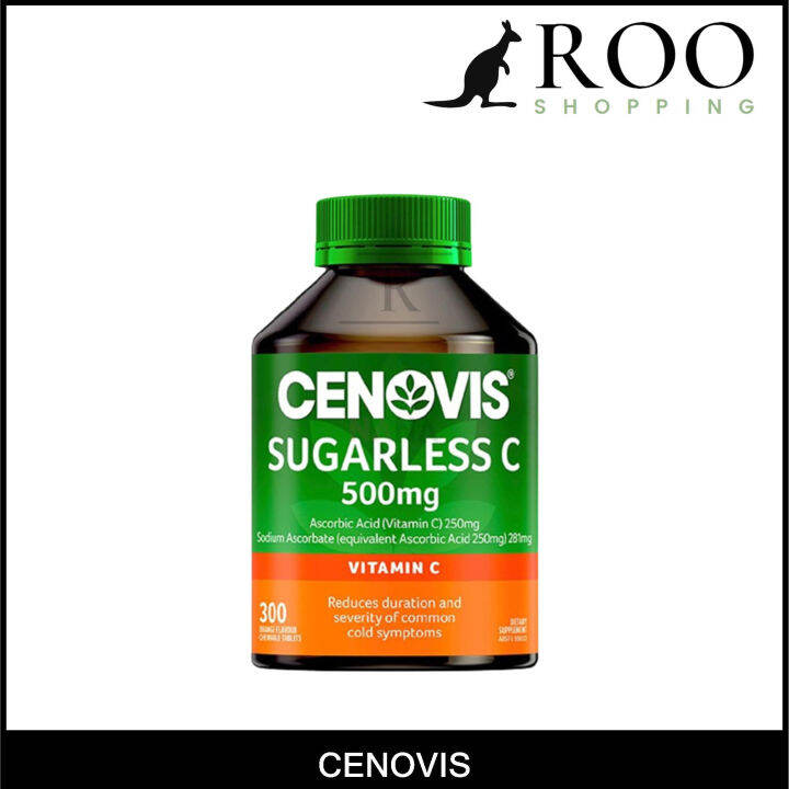 Cenovis Vitamin C 500mg Sugarless 160 / 300 Chewable Tablets | Lazada