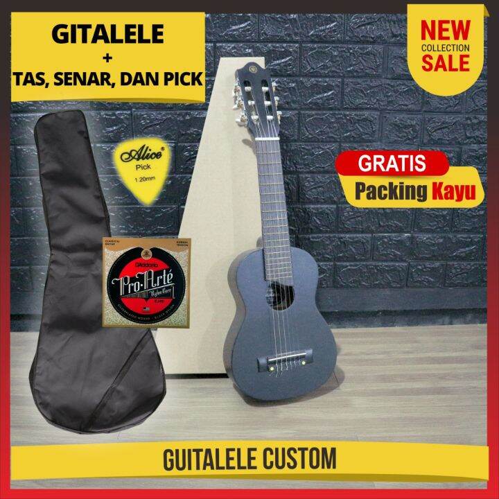 Set Corde Per Guitalele - Accordatura E-A-D-G-B-E, Colore Rosso Vibrante - Foto 12