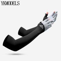 1 Pair Five-fingers Arm Sleeve Touch Screen Men Cycling Running Bicycle UV Protection Cuff Arm Fishing Drive Sports Arm Sleeves Sleeves