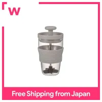 HARIO Fruit Smoothie Maker ความจุ300มล. สีเทาอ่อน Made In Japan HDJ-L-PGR