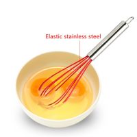 VOLL-Stainless Steel Silicone Kitchen Balloon Whisks Egg Beater Mixer for Stirring Mixing Whisking