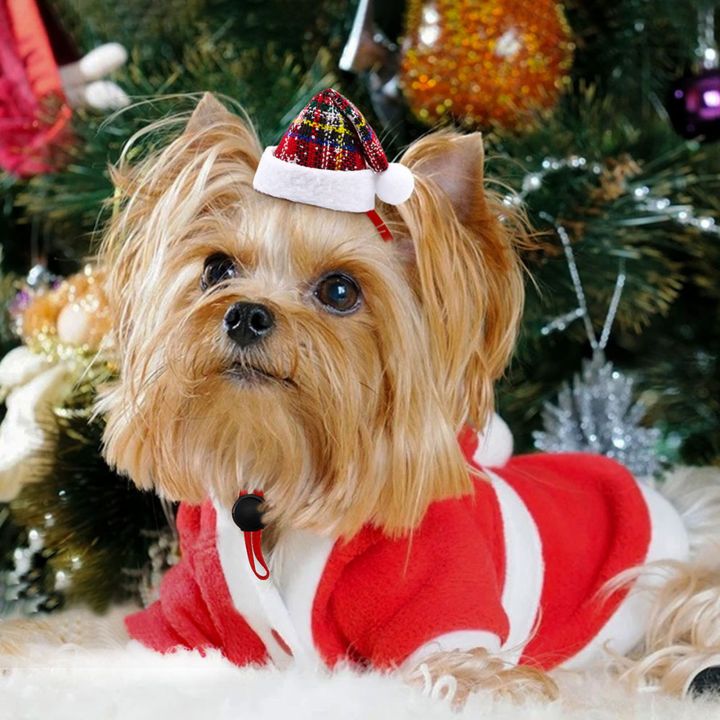 สำหรับลูกสุนัขหมวกคริสต์มาสน่ารักหมวกสุนัขน่ารักหมวกสุนัขชุดตลกและน่ารักสำหรับสัตว์เลี้ยงของคุณ