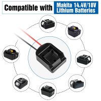 ภายนอกแบตเตอรี่อะแดปเตอร์แปลงสำหรับ Makita 14โวลต์18โวลต์แบตเตอรี่ DIY กล่องเครื่องมือไฟฟ้า Mod เสียบอุปกรณ์เสริมชุดไฟฟ้าขยาย