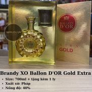 Chính hãng topruou.vn BRANDY XO BALLON D OR GOLD EXTRA - 700ML - NHẬP KHẨU