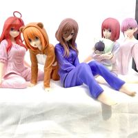 SUPERRR นั่งอะนิเมะ Itsuki Nakano Nino ชุดนอน Ichika Miku รูป Action Figure The Quintessential Quintuplets ของเล่น