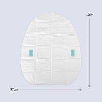 Toilet Seat Cover (2 Ply) w Adhesive Tape Biodegradable Travel Office School Gym Public Use