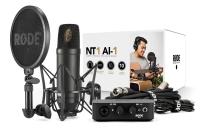 RODE NT1/Ai1 Kit Studio Set *ของแท้รับประกันศูนย์* Audio Interface / Microphone, ชุดไมค์คอนเดนเซอร์/ออดิโออินเตอร์เฟส พร้อม Shock mount / Pop Filter /สายไมค์ XLR