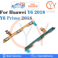 ปริมาณปุ่มเปิด/ปิดปุ่มสายเคเบิลยืดหยุ่นสำหรับ Huawei Y6 2018 / Y6 Prime 2018อะไหล่สายเคเบิล