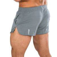 YEMEKE Mens Gym Fitness Shorts Run Jogging Sports Loose Cool