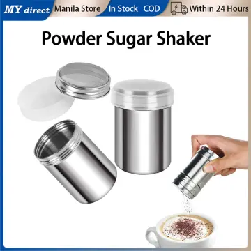 1pc powdered Sugar shaker, Coffee mesh shaker, Powdered Sugar dispenser  shaker, cocoa Flour dispenser shaker, baking supplies, kitchen supplies,  kitchen supplies