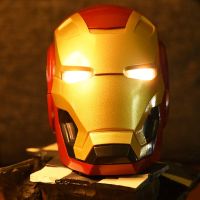 Iron Man ลําโพงบลูทูธ V 4 . 2 ไร้สายพร้อมวิทยุ Fm Tf Card y