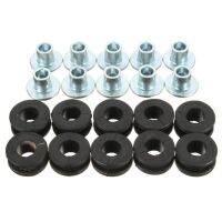 10Pcs Motorcycle Rubber Grommets Bolt Kit Pressure Relief Cushion Kit Replacement Accessories