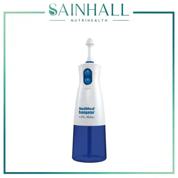 NeilMed Sinugator Cordless Pulsating Nasal Wash with 30 Premixed Packets