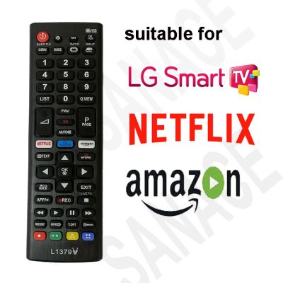 Remote control for LG smart with Netflix and Amazon buttons, no need setting -L1379V