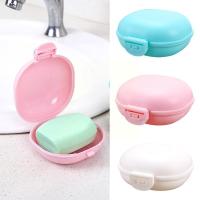 Soap Dish With Lid Oval Soap Box Super Sealed Storage Home Soap Box Bathroom Waterproof Storage Box Plastic Soap Box Travel Q5u6 Soap Dishes