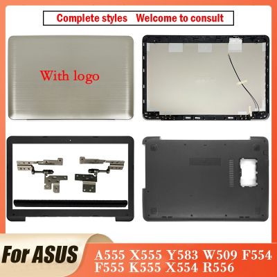 New Original Metal For ASUS V555 V555L FL5800 VM590L Laptop LCD Back Cover Front Bezel Hinges Palmrest Bottom Base Cover V555L