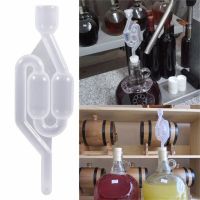 1Pc Homemade Airlock Valve Fermentation Check Valve Plastic Air Lock Water Seal Home making Exhaust Valve Fermenter