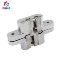 Hidden Cross Door Hinge 5 Zinc Alloy Concealed Hinges Loading Capacity 30kg for 35mm Thickness Folding Door