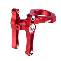 Bike Bottle Mount Adapter Bike Handlebar Seat Post Bottle Cage Clamp Aluminium Alloy Double Buckle Kettle Holder