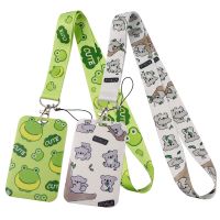 Cartoon Cute Lanyard For Keys ID Card Cover Badge Holder Business Phone Charm Key Lanyard Neck Straps Keychain Accessories