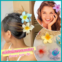 GotGo กิ๊บติดผม รูปดอกไม้ สไตล์วินเทจ แฟชั่นหวาน  flower hair clip