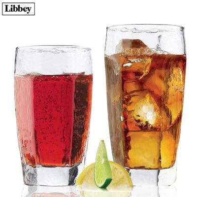 ㍿  Libby Resistant Beverage Glass with Iced Juice Drink Cup Transparent Beer