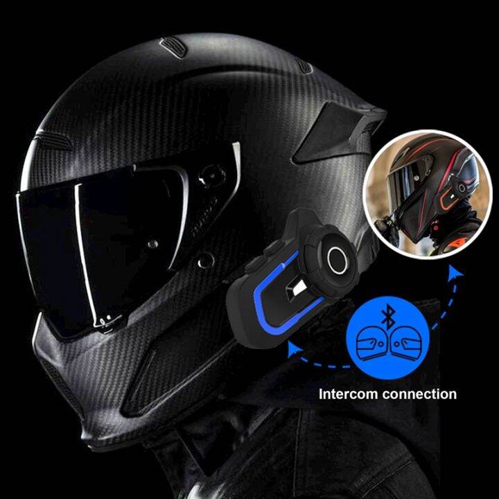 S2 Motorcycle Ski Helmet Bluetooth Headset Bt51 Cvc Noise Reduction Double Intercom Riding