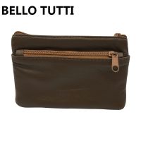 ┇☂ BELLO TUTTI Mini Coin Purses Original Woman Sheepskin Fashion Zipper Small Wallets Men Genuine Leather Change Money Key Bag New