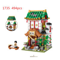 LOZ MINI Cityancient Street Blocksloques Chinese culture Tradition Architecture Model education gifts collection value toys