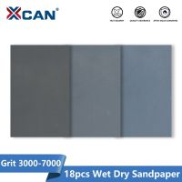 ■◐ XCAN 18pcs 9x3.6inch Wet Dry Sanding Sandpaper Paper3000-7000 Grit Sand Paper for Wood Metal Polishing Abrasive Tools