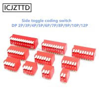 2.54mm RED DIP side dial toggle coding switch touch ON/OFF DP 2P 3P 4P 5P 6P 7P 8P 9P 10P 12P DP 02P DP 06P DP 08P DP 10P DP 12P