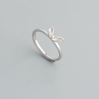 แหวนรูปกระต่าย Cincin Kuping บุคลิกผู้หญิงน่ารักเรียบง่ายแหวนแหวนปรับขนาดได้