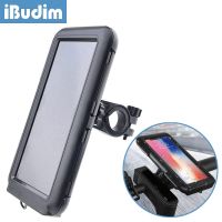 iBudim Waterproof Bicycle Phone Holder Stand Universal Bike Motorcycle Handlebar Phone Support Mount Cycling Accessories Bracket Power Points  Switche