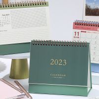 2022-2023 Solid Color Calendar Simple Ins Retro Desktop Notepad Calendar Book Planner Office School