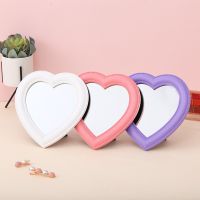 Web Celebrity Cosmetic Mirror Decorative Mirror Girl Heart Student Dormitory Mirror Portable Home Small Compact Mirror Mirrors