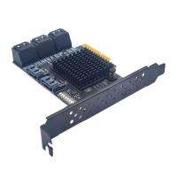 Lacooppia PCIe SATA Card PCB สำหรับโซลิดสเตทไดรฟ์สนับสนุนอินเทอร์เฟซ SATA ฮาร์ดไดรฟ์