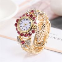 （A Decent035）2021 Topluxuury RhinestoneWatch WomenLadies Wristwatch Relogio Feminino Reloj Mujer Montre Femme Clock