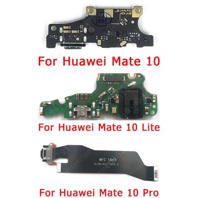 พอร์ตชาร์จเดิมสําหรับ Huawei Mate 10 Lite Light Pro Charge Board ขั้วต่อ USB Ribbon Socket Flex อะไหล่ทดแทน
