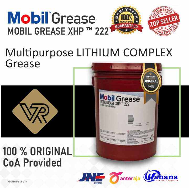 Pelumas grease MOBIL XHP 222 Lithium complex grease multipurpose grease ...